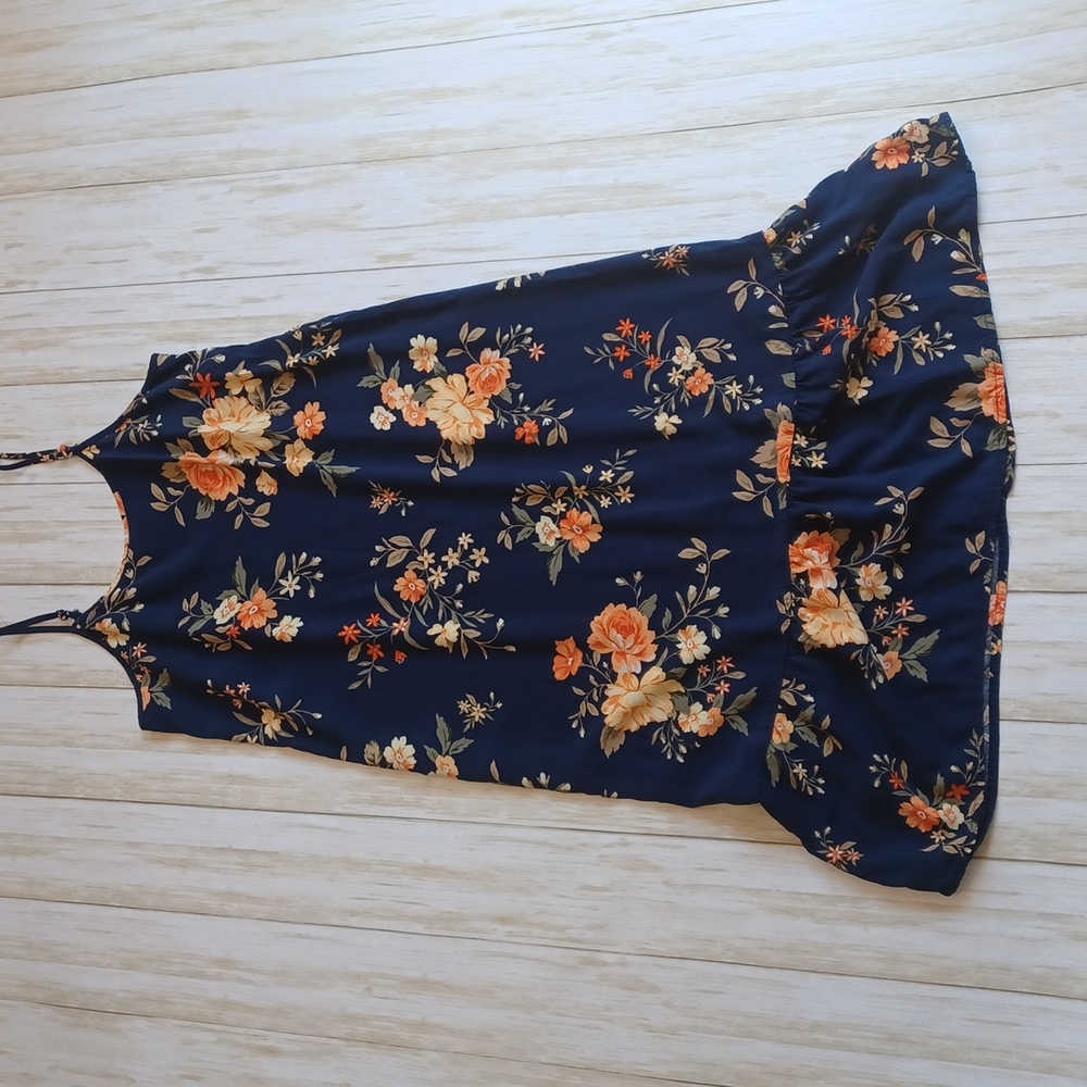 Old Navy navy floral dress